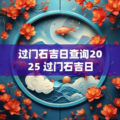 过门石吉日查询2025 过门石吉日