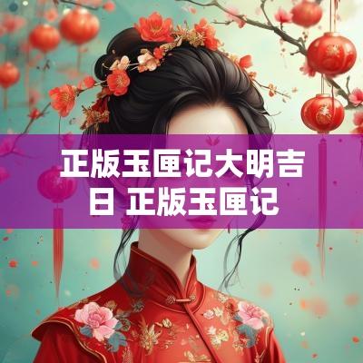 正版玉匣记大明吉日 正版玉匣记