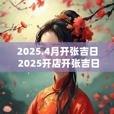 2025.4月开张吉日 2025开店开张吉日