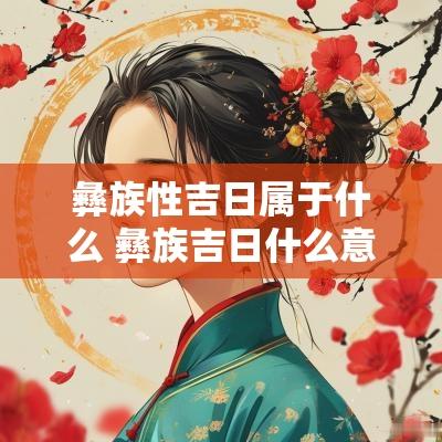 彝族性吉日属于什么 彝族吉日什么意思