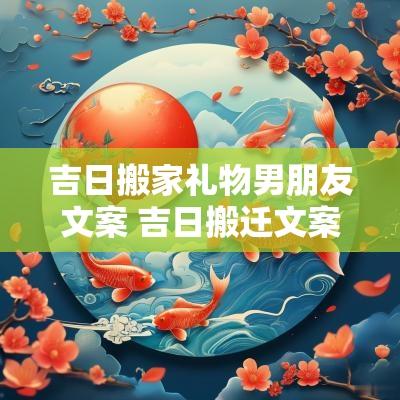 吉日搬家礼物男朋友文案 吉日搬迁文案