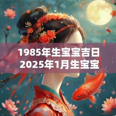 1985年生宝宝吉日 2025年1月生宝宝吉日