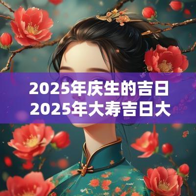 2025年庆生的吉日 2025年大寿吉日大全
