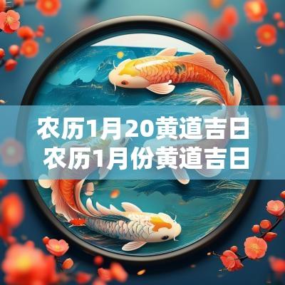 农历1月20黄道吉日 农历1月份黄道吉日查询