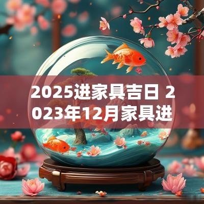 2025进家具吉日 2025年12月家具进家黄道吉日