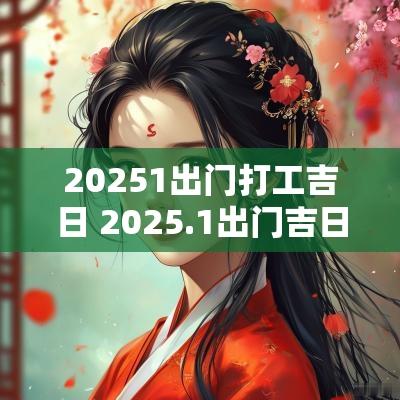 20251出门打工吉日 2025.1出门吉日
