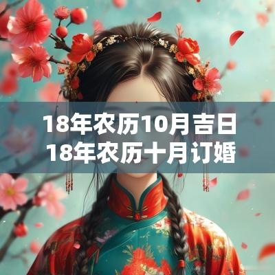 18年农历10月吉日 18年农历十月订婚吉日