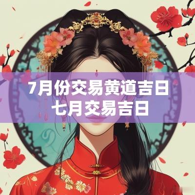 7月份交易黄道吉日 七月交易吉日