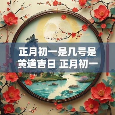 正月初一是几号是黄道吉日 正月初一为什么是黄道吉日