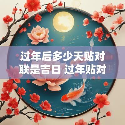 过年后多少天贴对联是吉日 过年贴对联的最佳时间