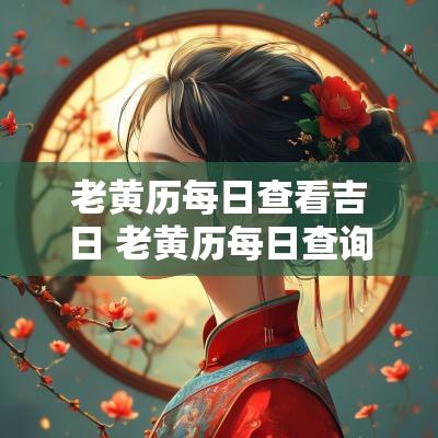 老黄历每日查看吉日 老黄历每日查询