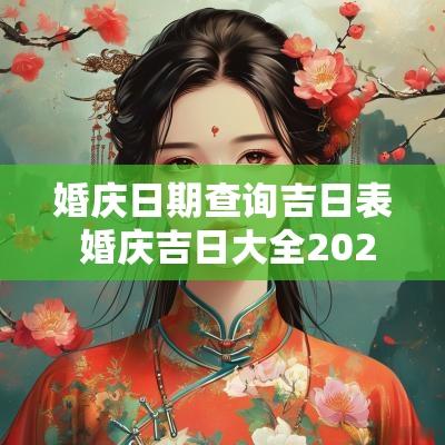 婚庆日期查询吉日表 婚庆吉日大全2025