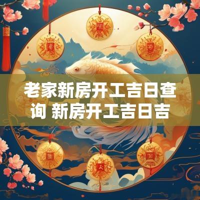 老家新房开工吉日查询 新房开工吉日吉时查询