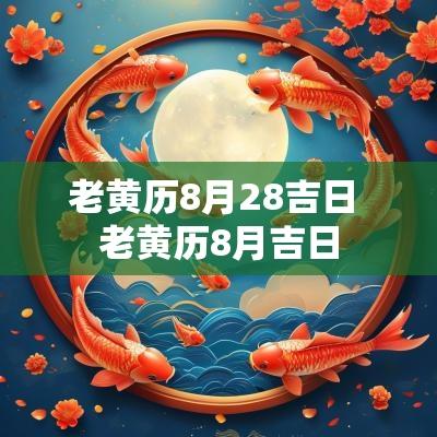 老黄历8月28吉日 老黄历8月吉日