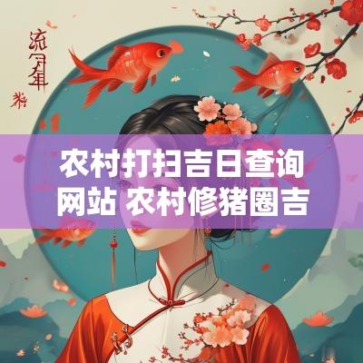 农村打扫吉日查询网站 农村修猪圈吉日查询