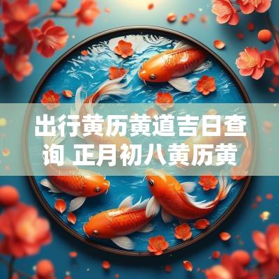 出行黄历黄道吉日查询 正月初八黄历黄道吉日