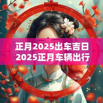 正月2025出车吉日 2025正月车辆出行吉日