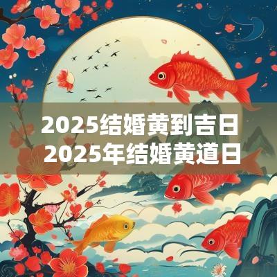 2025结婚黄到吉日 2025年结婚黄道日
