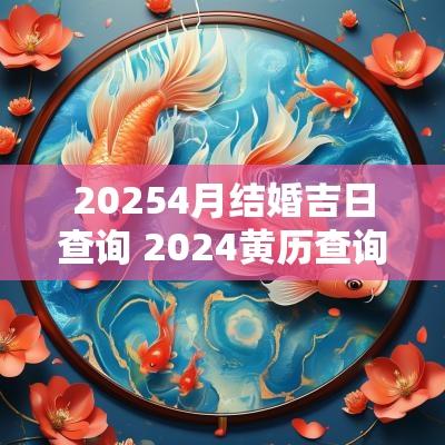 20254月结婚吉日查询 2025黄历查询结婚吉日
