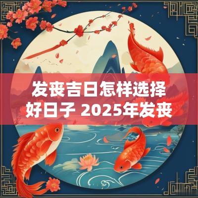 发丧吉日怎样选择好日子 2025年发丧吉日
