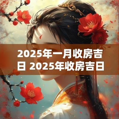 2025年一月收房吉日 2025年收房吉日一览表