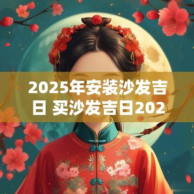 2025年安装沙发吉日 买沙发吉日2025