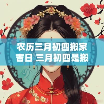 农历三月初四搬家吉日 三月初四是搬家的好日子