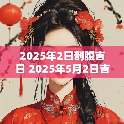 2025年2日剖腹吉日 2025年5月2日吉日