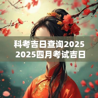 科考吉日查询2025 2025四月考试吉日查询