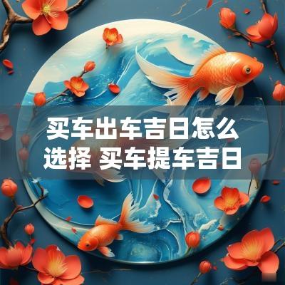 买车出车吉日怎么选择 买车提车吉日选择方法