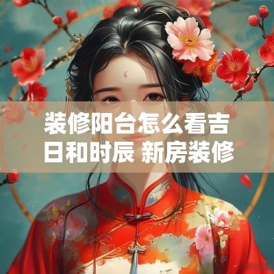 装修阳台怎么看吉日和时辰 新房装修怎么选日子和时辰