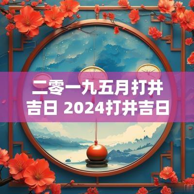 二零一九五月打井吉日 2025打井吉日吉时 二零一九五月打井吉日 2025打井吉日吉时