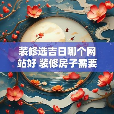 装修选吉日哪个网站好 装修房子需要看吉日吗