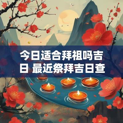 今日适合拜祖吗吉日 最近祭拜吉日查询大全表