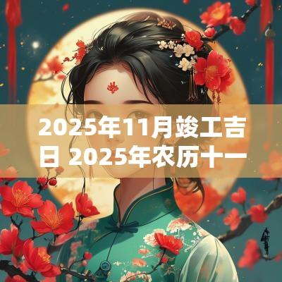 2025年11月竣工吉日 2025年农历十一月开工吉日查询