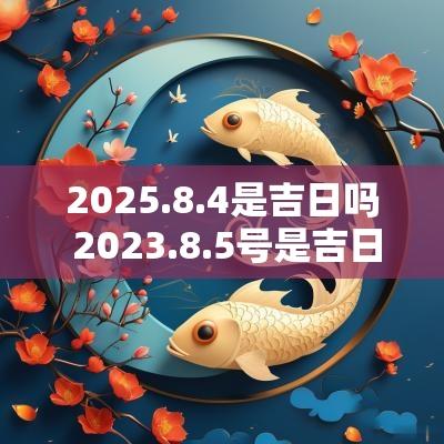 2025.8.4是吉日吗 2025.8.5号是吉日吗