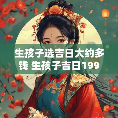 生孩子选吉日大约多钱 生孩子吉日1992年