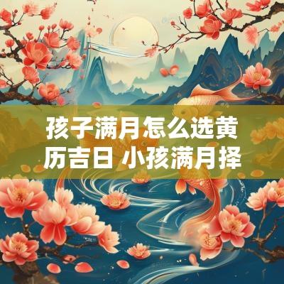 孩子满月怎么选黄历吉日 小孩满月择日怎么择
