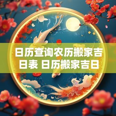 日历查询农历搬家吉日表 日历搬家吉日2025 日历查询农历搬家吉日表 日历搬家吉日2025