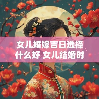 女儿婚嫁吉日选择什么好 女儿结婚时什么嫁妆好