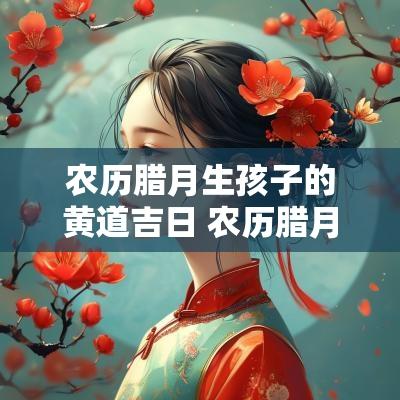 农历腊月生孩子的黄道吉日 农历腊月生孩子吉日查询
