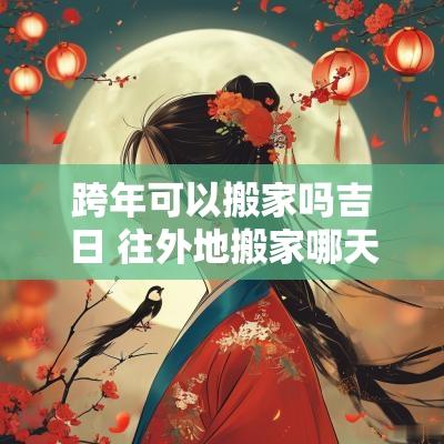 跨年可以搬家吗吉日 往外地搬家哪天是吉日呢