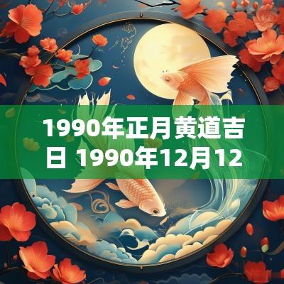 1990年正月黄道吉日 1990年12月12日黄道吉日查询