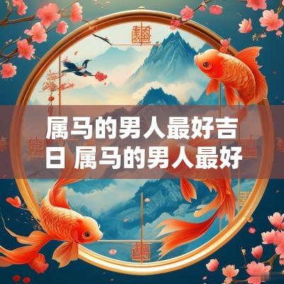 属马的男人最好吉日 属马的男人最好的出生日期