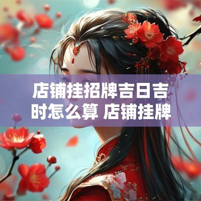 店铺挂招牌吉日吉时怎么算 店铺挂牌匾吉日吉时