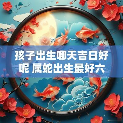 孩子出生哪天吉日好呢 属蛇出生最好六个吉日