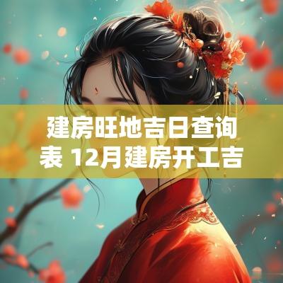 建房旺地吉日查询表 12月建房开工吉日
