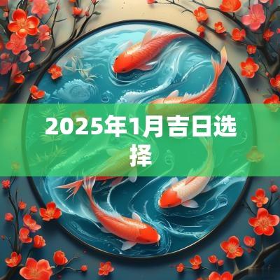 2025年1月吉日选择
