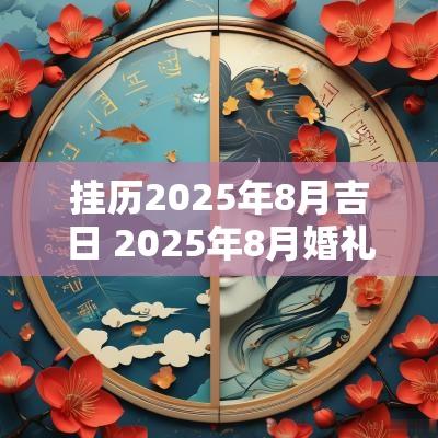 挂历2025年8月吉日 2025年8月婚礼吉日