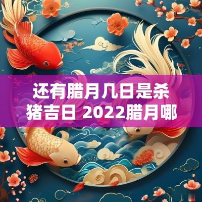 还有腊月几日是杀猪吉日 2025腊月哪天适合杀猪